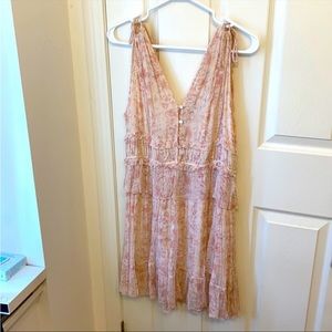All Saints Annie Lanai dress pink